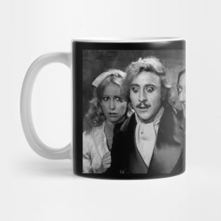 Young Frankenstein, Teri Garr, Gene Wilder And Marty Feldman 1974 Mug